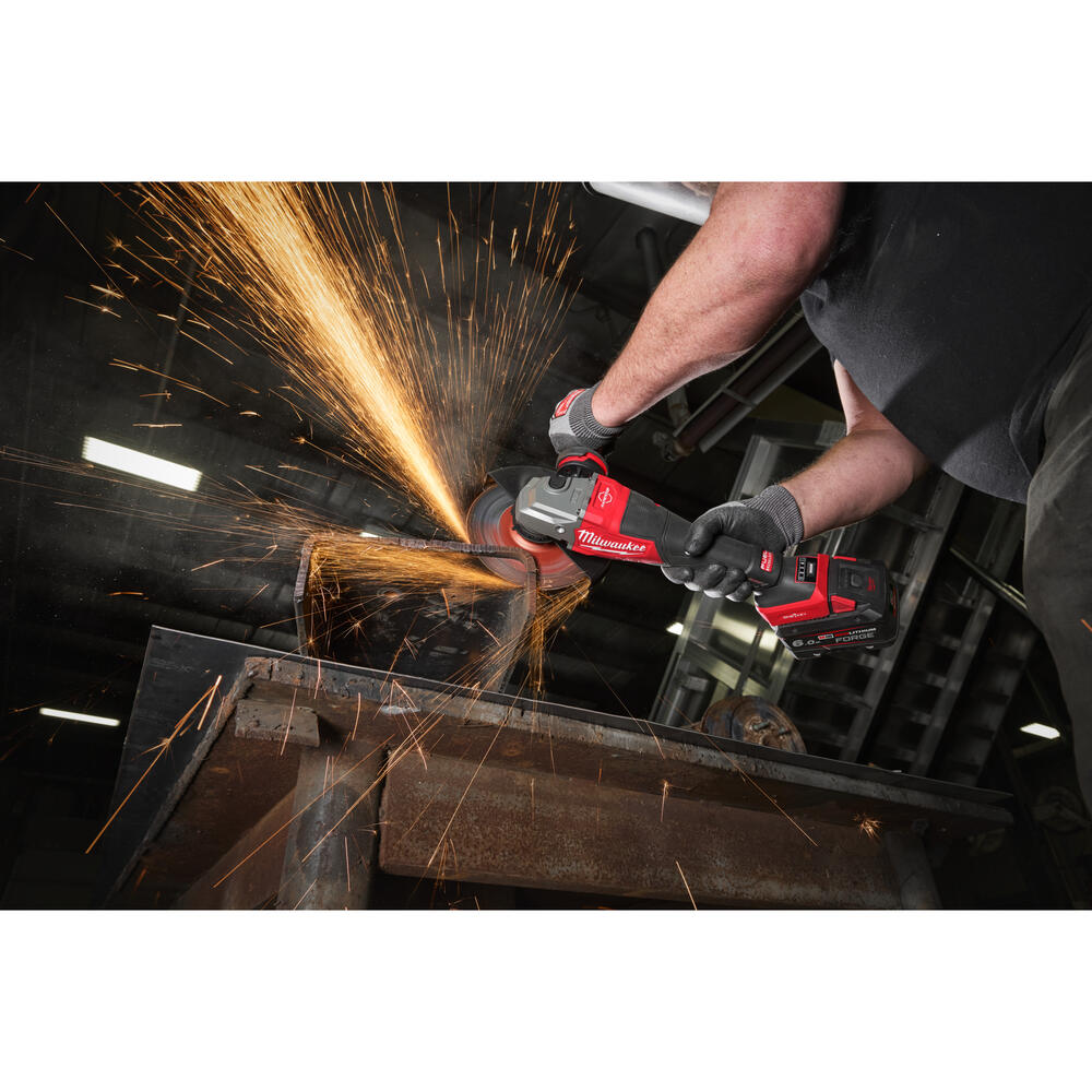 Milwaukee - M18 Akku-Hochleistungswinkelschleifer 180mm, Regler, ONE-KEY Gen2(M18FHSAGO180VXPDB2-0X)