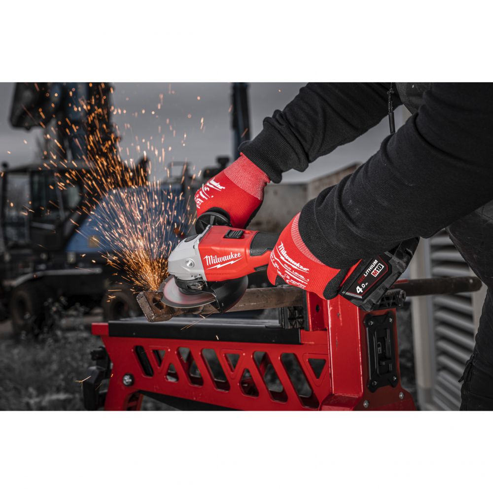 Milwaukee - Bürstenloser Akku-Winkelschleifer 125 mm M18 (M18 BLSAG125X-402X)