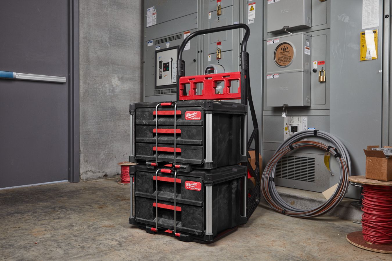 Milwaukee PACKOUT Koffer mit 3 Schubladen