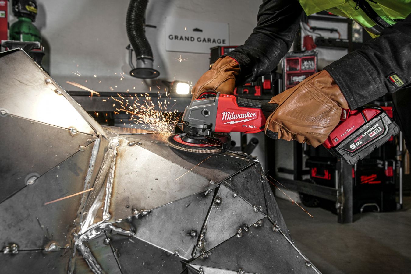 Milwaukee - Akku-Winkelschleifer M18 FUEL ONE-KEY (M18 ONEFSAG125XPDB-0X)