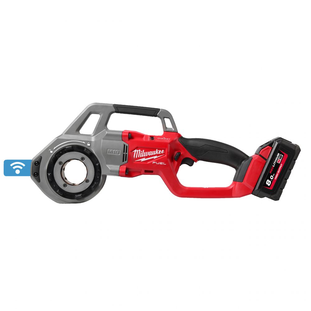 Milwaukee - 1¼ " Akku-Gewindeschneidkluppe M18 FUEL ONE-KEY (M18 FPT114-802C)