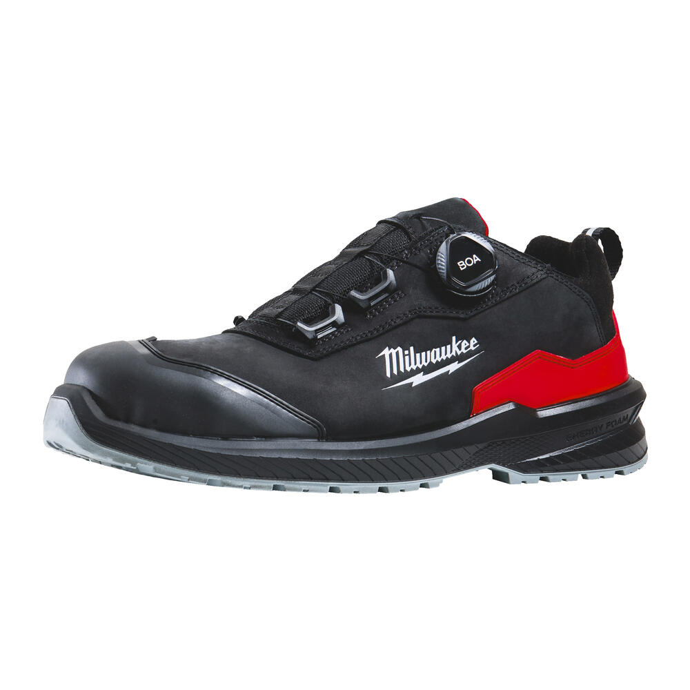 Milwaukee Sicherheits-Halbschuh FLEXTRED S3S BOA Leder schwarz