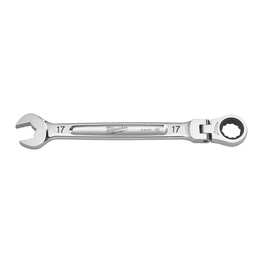 Milwaukee - MAX BITE Gelenk-Ratschen-Ringmaulschlüssel 17 mm