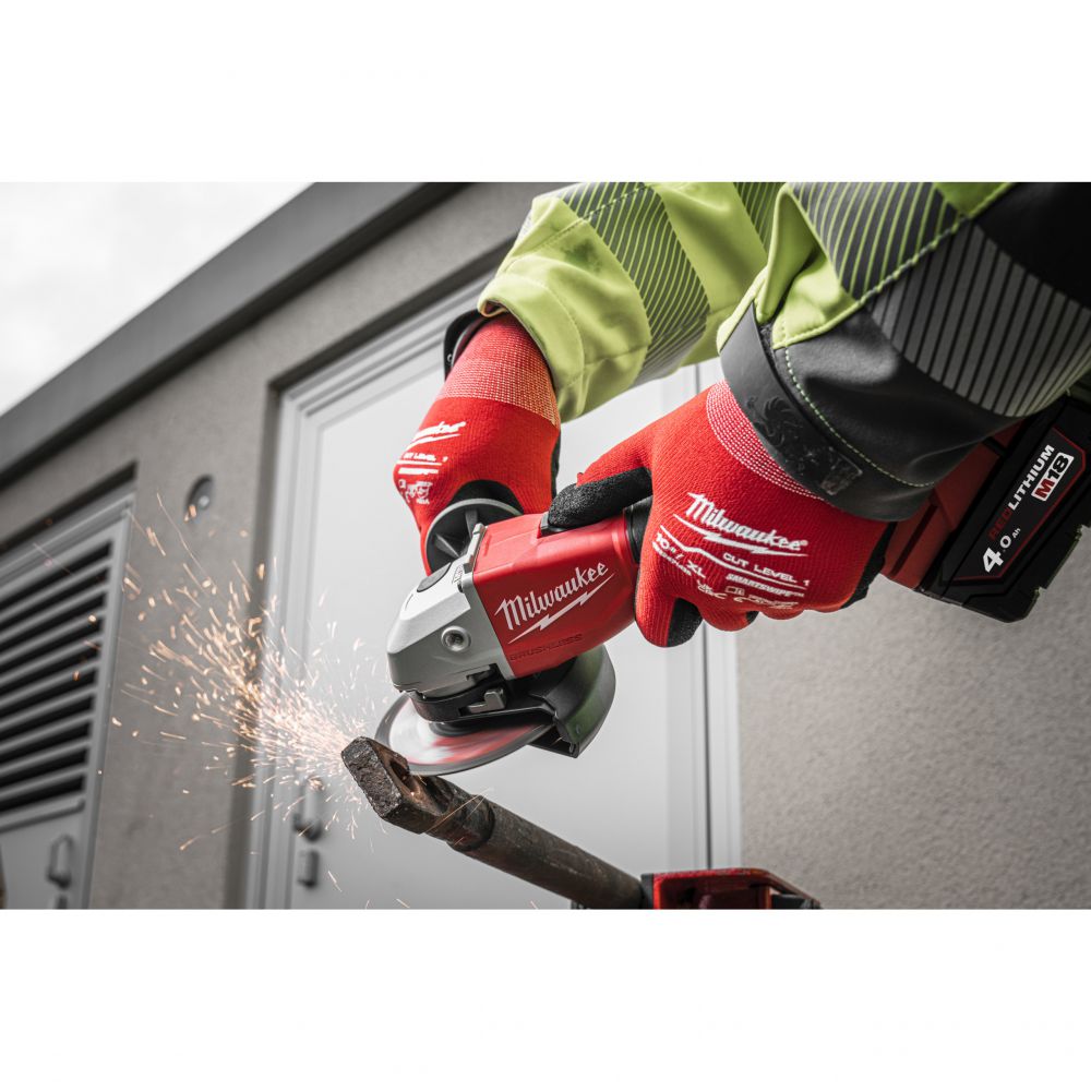 Milwaukee - Bürstenloser Akku-Winkelschleifer 125 mm M18 (M18 BLSAG125X-402X)
