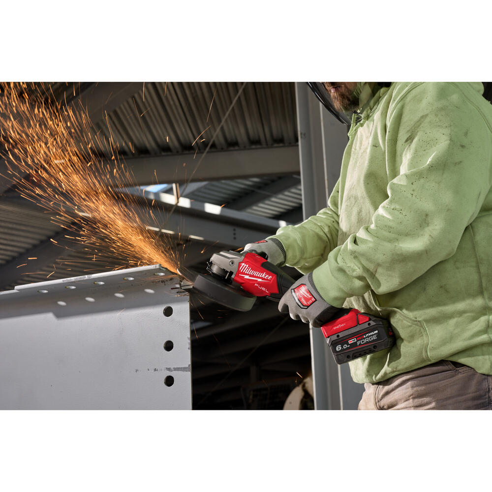 Milwaukee - M18 Akku-Hochleistungswinkelschleifer 180mm, Regler, ONE-KEY Gen2(M18FHSAGO180VXPDB2-0X)