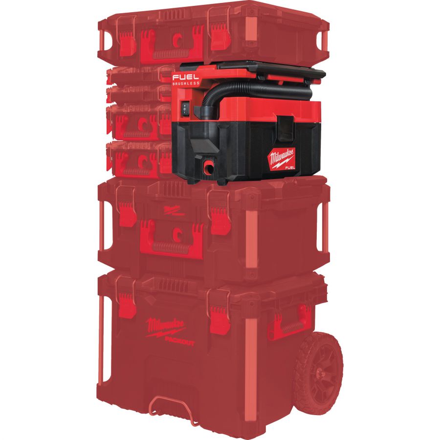 Milwaukee - Packout Akku-Nass- und Trockensauger M18 FUEL (M18 FPOVCL-0)
