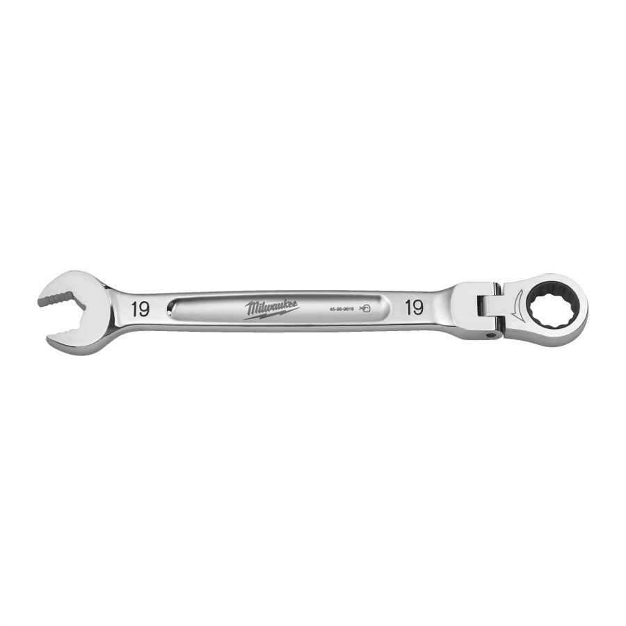 Milwaukee - MAX BITE Gelenk-Ratschen-Ringmaulschlüssel 19 mm