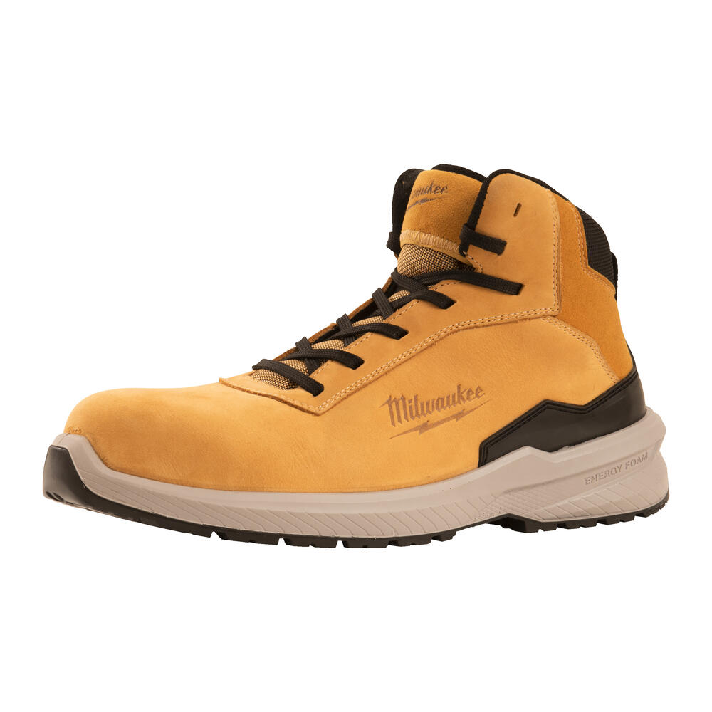 Milwaukee Sicherheits-Schnürstiefel FLEXTRED S3S Leder braun