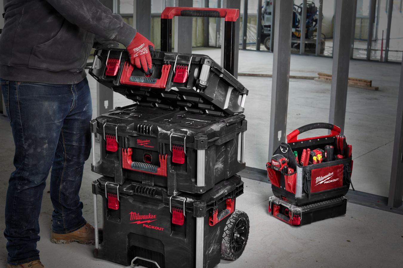 Milwaukee PACKOUT Starter-Set 1    3-teilig