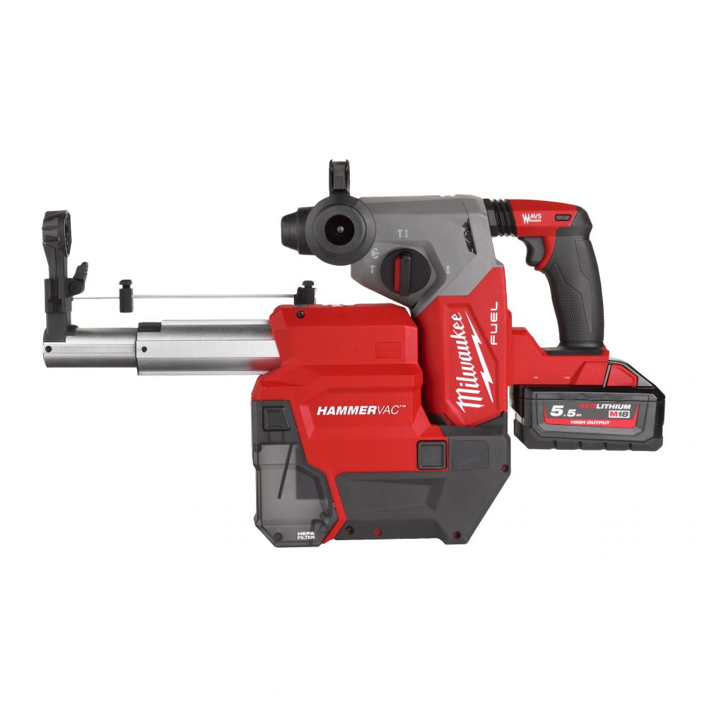 Milwaukee - Dedizierte Staubabsaugung Für 26 mm SDS-Plus-Hämmer mit Autopulse M18 (M18 FDDEXL-0)