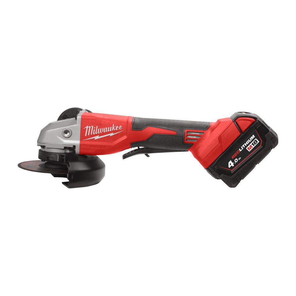 Milwaukee - Akku-Winkelschleifer mit Paddelschalter 125 mm M18 (M18 BLSAG125XPD-402X)