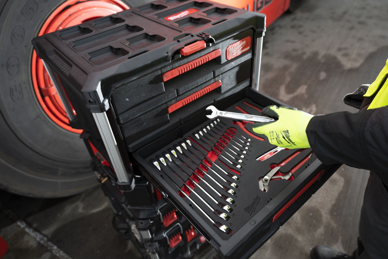 Milwaukee - PACKOUT Ringmaulschlüssel und Zangen Einlage