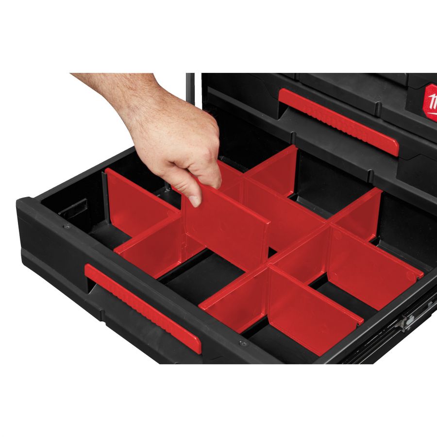 Milwaukee PACKOUT Koffer mit 3 Schubladen